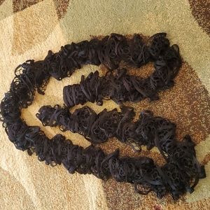 Women's hand crocheted 90" scarf